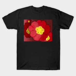 Red Evening Primrose T-Shirt